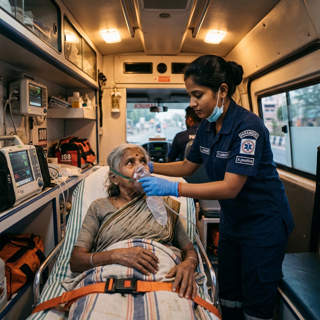 Ganii Ambulance Services medical team ready for emergency response
